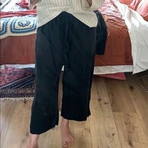 Super cute cropped linen pants